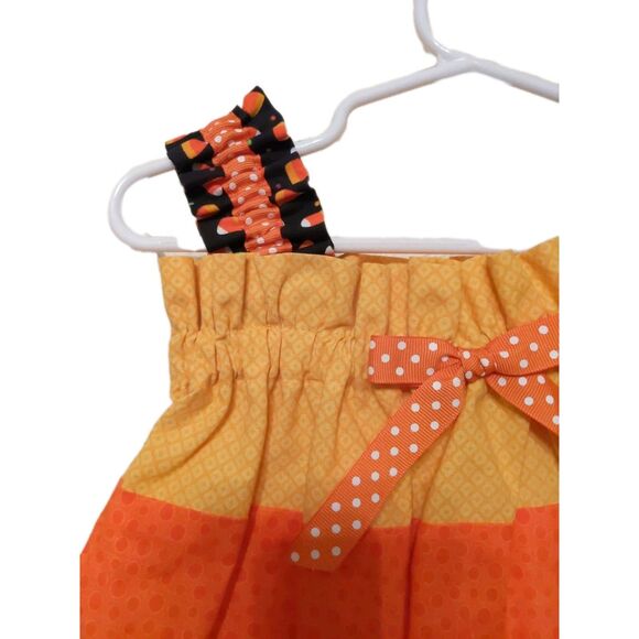 Thanksgiving Fall Baby Dress Handmade 3-6 Month - Picture 4 of 6
